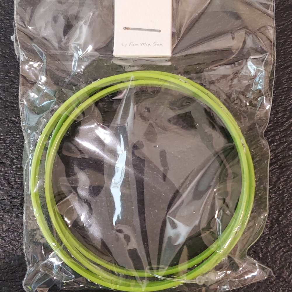 Green Bangle Bracelet Set